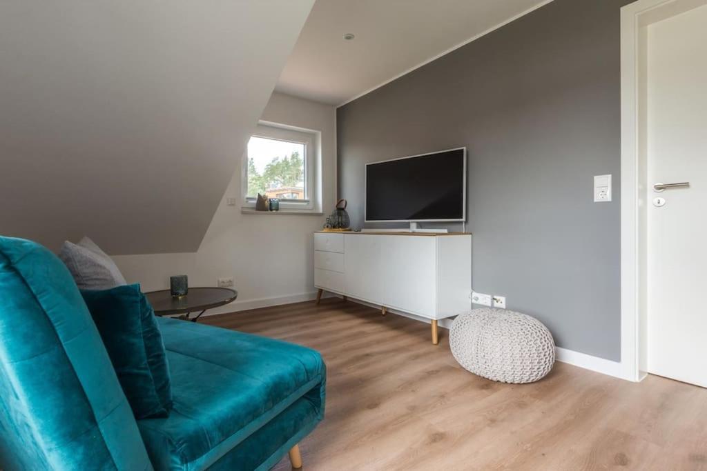 5 Sterne-Ferienhaus Eisvogel Am See Mit Sauna Und Kamin Krakow am See Exteriér fotografie